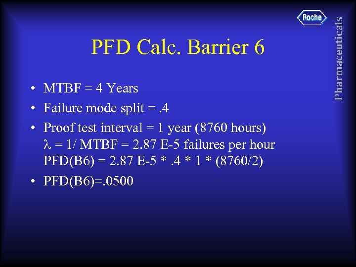  • MTBF = 4 Years • Failure mode split =. 4 • Proof