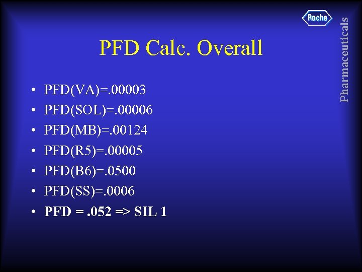  • • PFD(VA)=. 00003 PFD(SOL)=. 00006 PFD(MB)=. 00124 PFD(R 5)=. 00005 PFD(B 6)=.