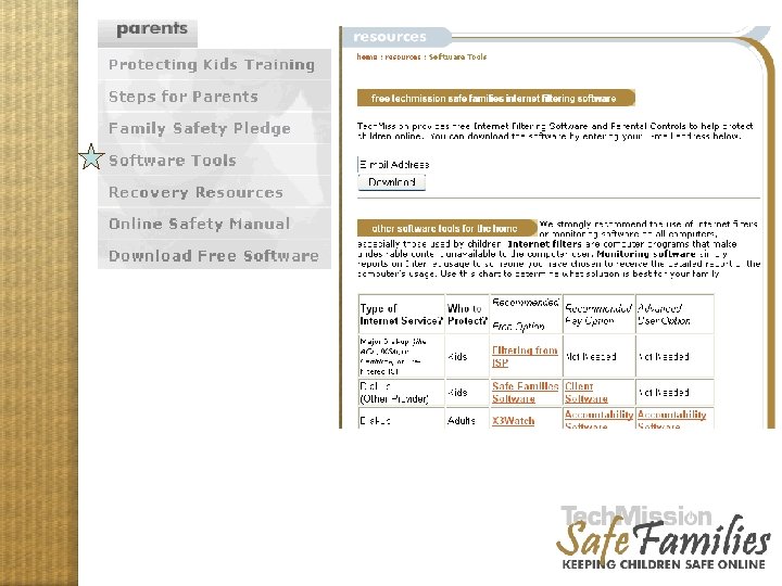 Website tour parents 4 