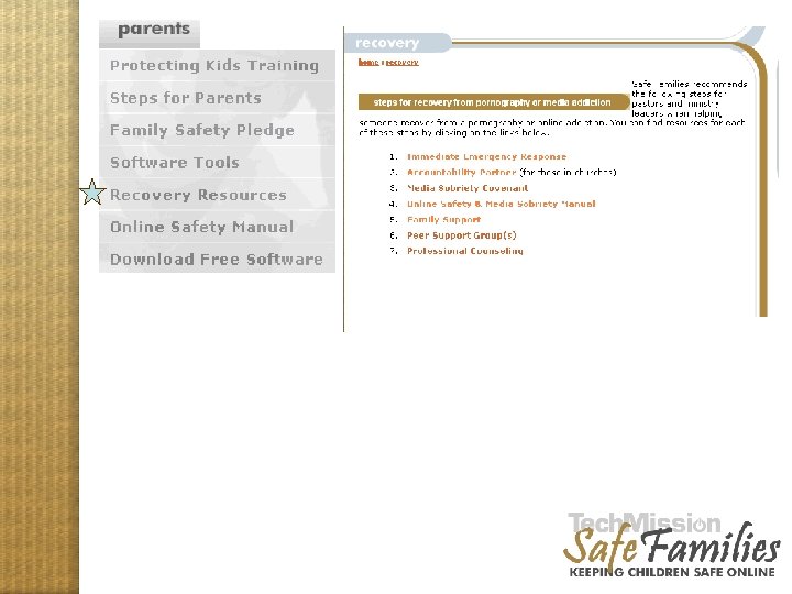Website tour parents 5 