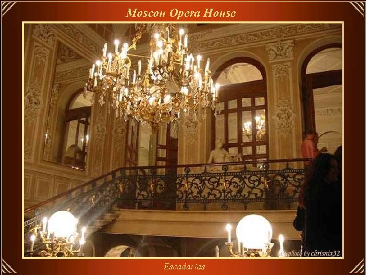 Moscou Opera House Escadarias 