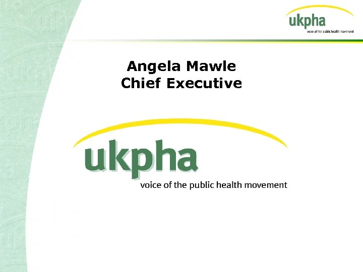Angela Mawle Chief Executive 