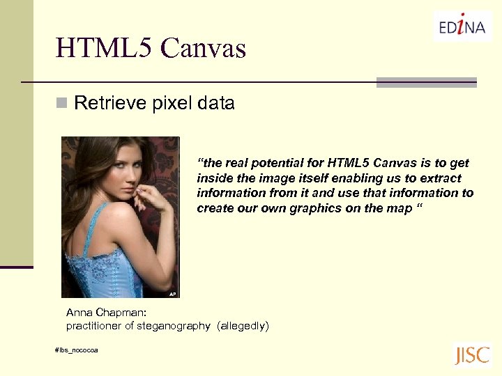 HTML 5 Canvas n Retrieve pixel data “the real potential for HTML 5 Canvas