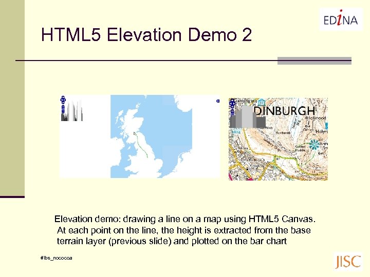 HTML 5 Elevation Demo 2 Elevation demo: drawing a line on a map using