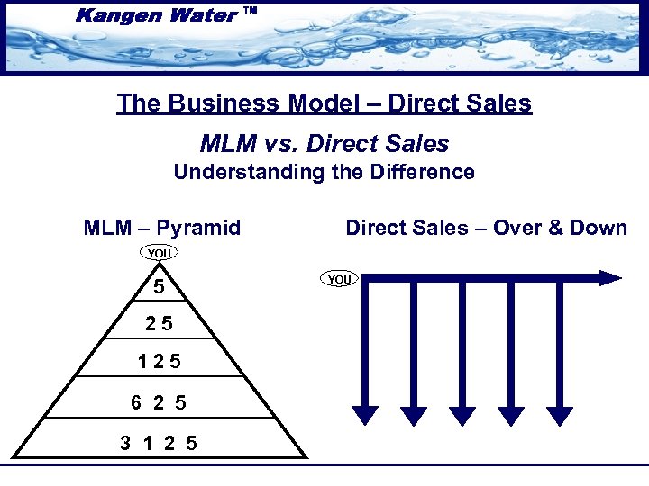 The Business Model – Direct Sales MLM vs. Direct Sales Understanding the Difference MLM