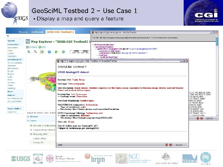 Geo. Sci. ML Testbed 2 – Use Case 1 ▪ Display a map and