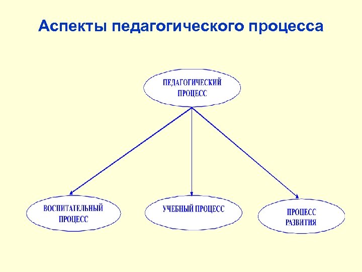 Аспекты педагогического процесса 