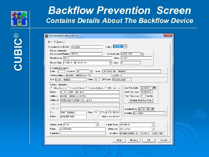 Backflow Prevention Screen CUBIC® Contains Details About The Backflow Device 