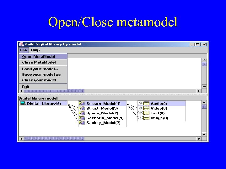 Open/Close metamodel 