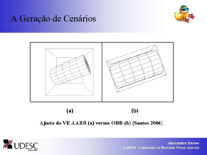 A Geração de Cenários Alessandro Dorow LARVA - LAboratório de Realidade Virtual Aplicada 