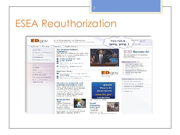 2 ESEA Reauthorization 