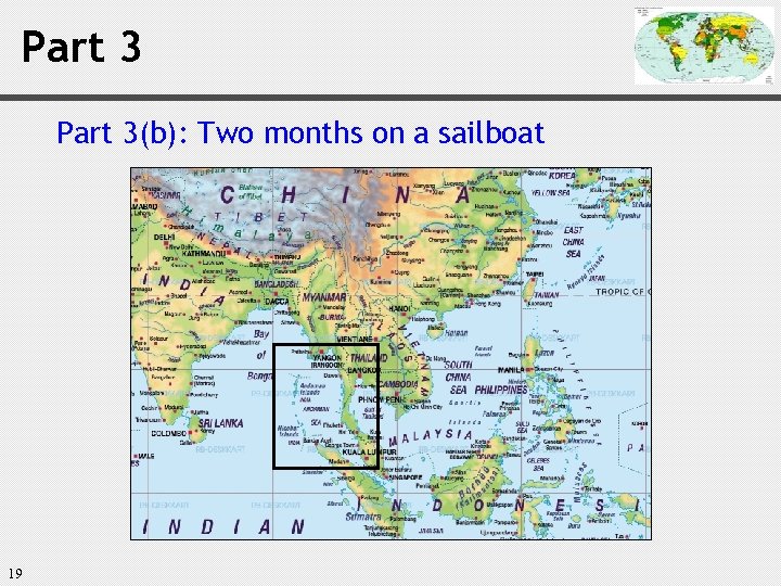 Part 3(b): Two months on a sailboat 19 