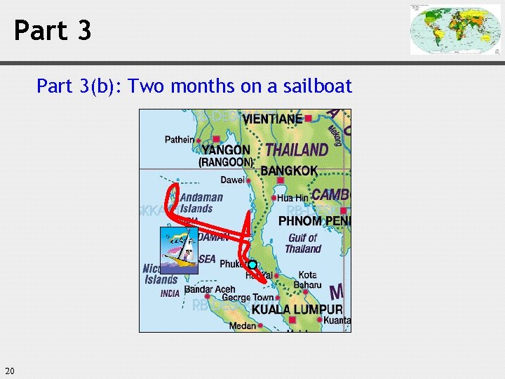 Part 3(b): Two months on a sailboat 20 