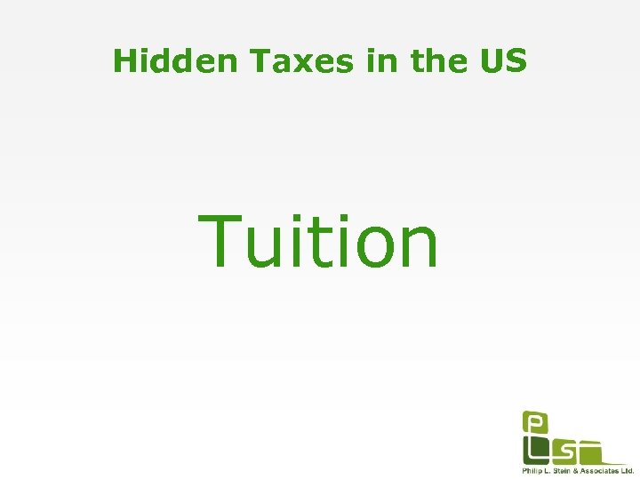 Hidden Taxes in the US Tuition 