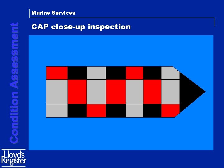 Condition Assessment Marine Services CAP close-up inspection 