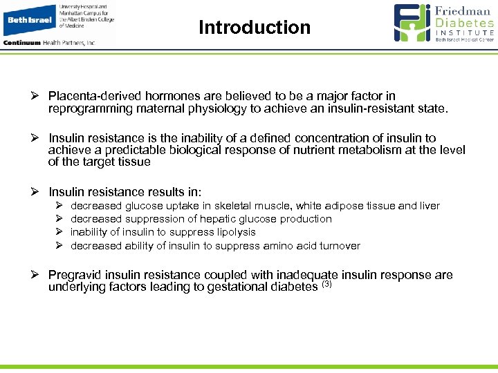 Introduction Ø Placenta-derived hormones are believed to be a major factor in reprogramming maternal