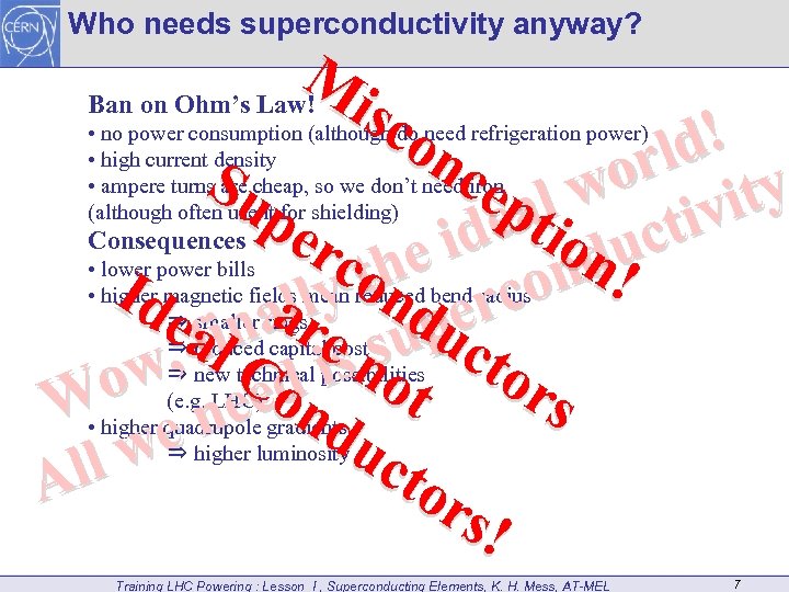 Who needs superconductivity anyway? M Ban on Ohm’s Law! i sc on d! rl