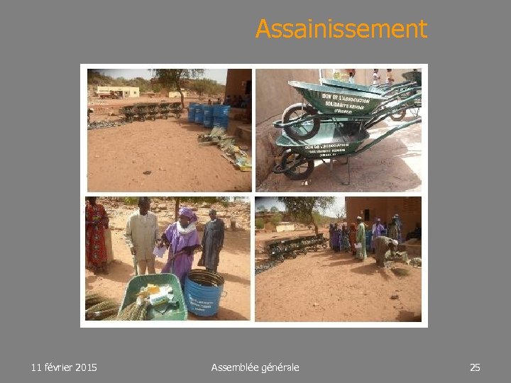 Assainissement 11 février 2015 Assemblée générale 25 