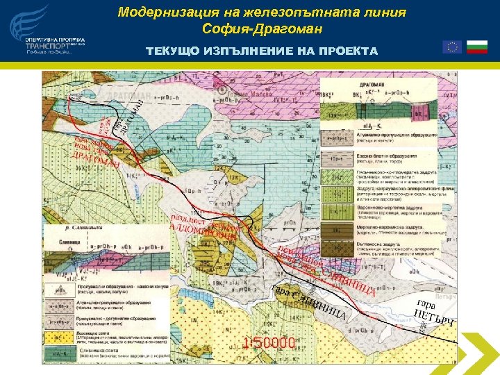 Модернизация на железопътната линия София-Драгоман ТЕКУЩО ИЗПЪЛНЕНИЕ НА ПРОЕКТА 