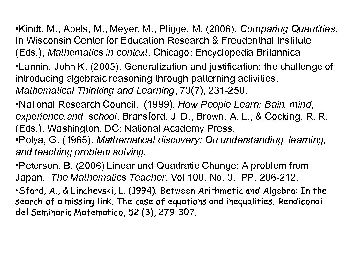  • Kindt, M. , Abels, M. , Meyer, M. , Pligge, M. (2006).