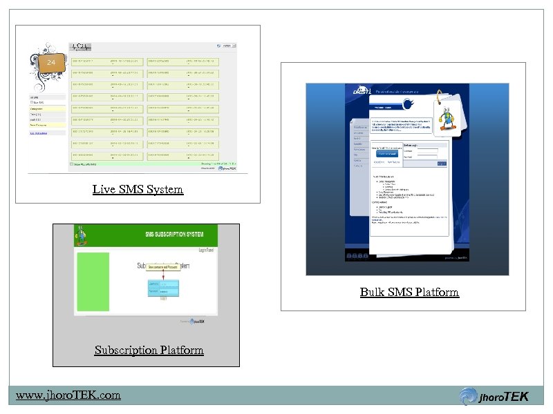 Live SMS System Bulk SMS Platform Subscription Platform www. jhoro. TEK. com 