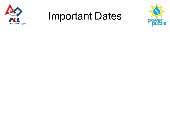 Important Dates 