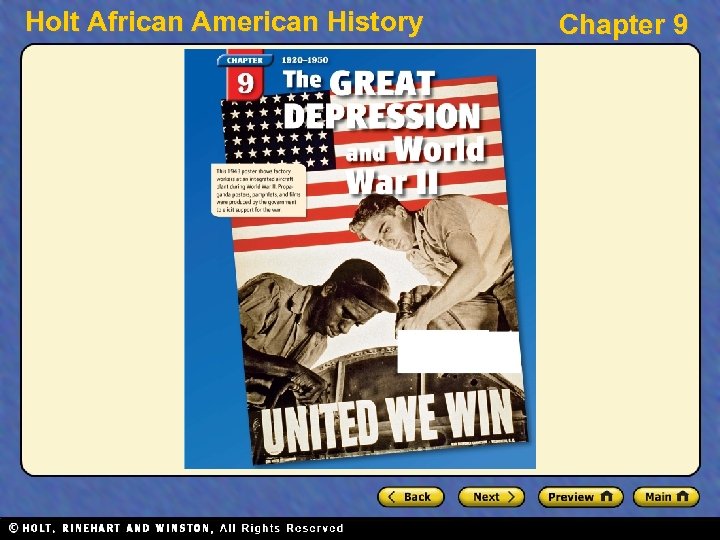 Holt African American History Chapter 9 