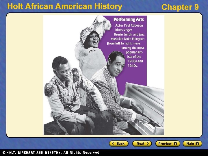 Holt African American History Chapter 9 