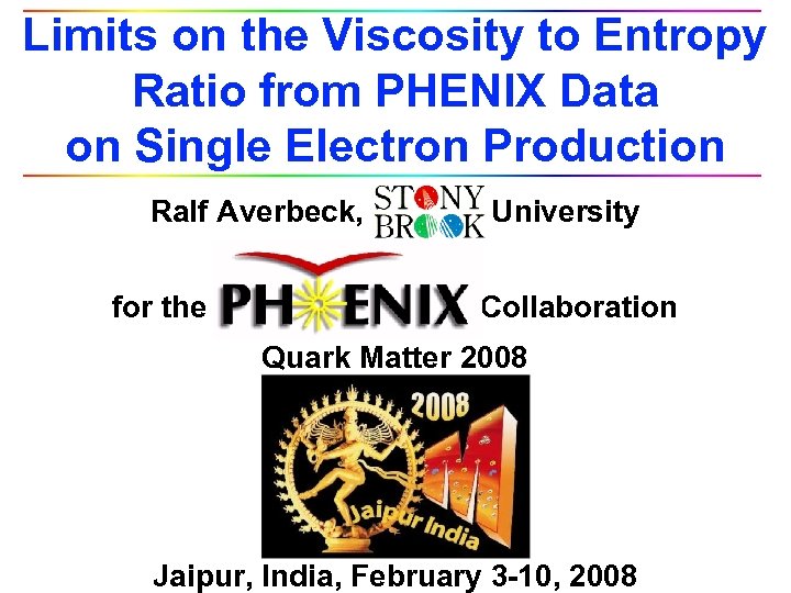 Limits on the Viscosity to Entropy Ratio from PHENIX Data on Single Electron Production