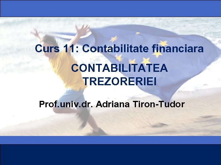  Curs 11: Contabilitate financiara CONTABILITATEA TREZORERIEI Prof. univ. dr. Adriana Tiron-Tudor 