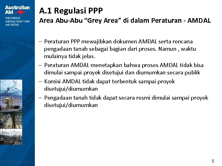 A. 1 Regulasi PPP Area Abu-Abu “Grey Area” di dalam Peraturan - AMDAL –