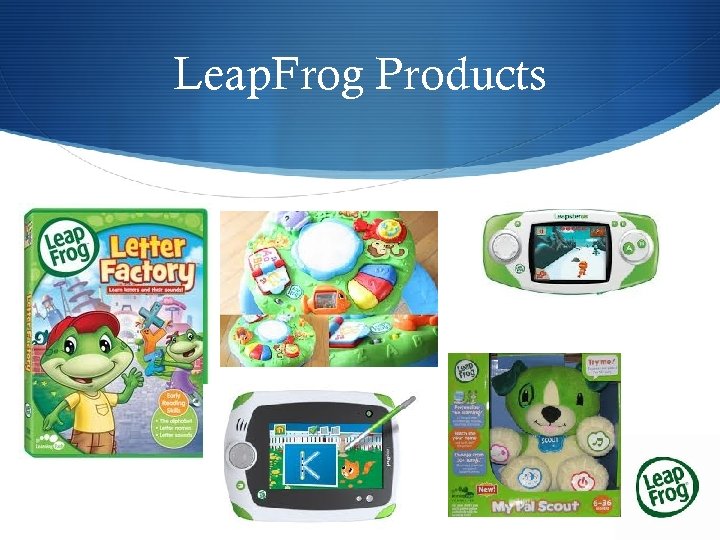 Leap. Frog Products 