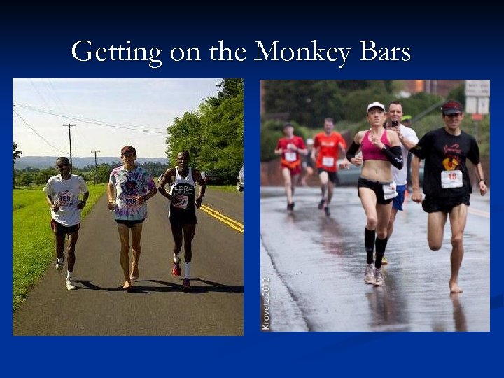 Getting on the Monkey Bars 