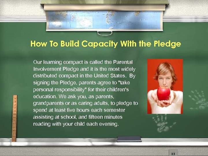 How To Build Capacity With the Pledge Our learning compact is called the Parental
