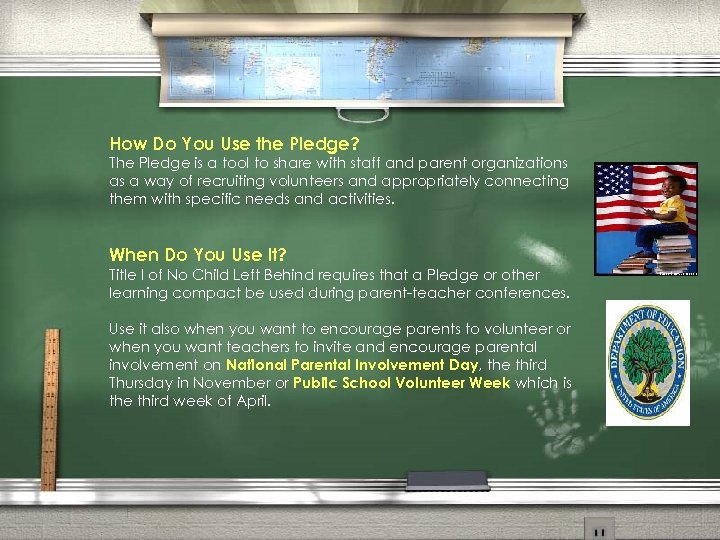 How Do You Use the Pledge? The Pledge is a tool to share with