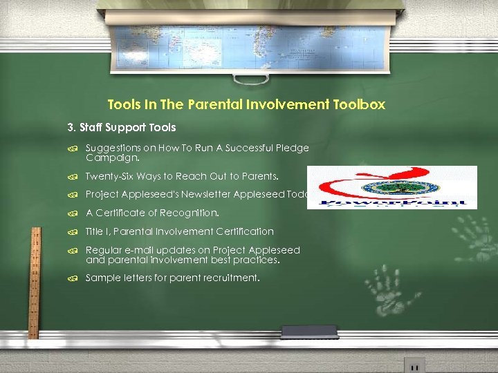 Tools In The Parental Involvement Toolbox 3. Staff Support Tools / Suggestions on How