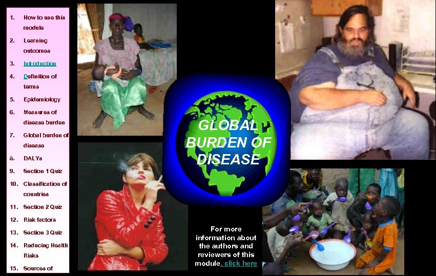 1. How to use this module Introduction 1 2. Learning Partners in Global Health