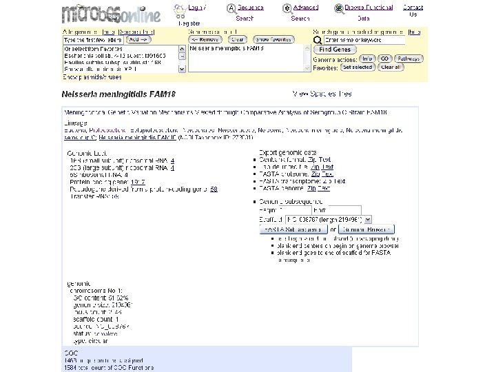 microbes genome info top 