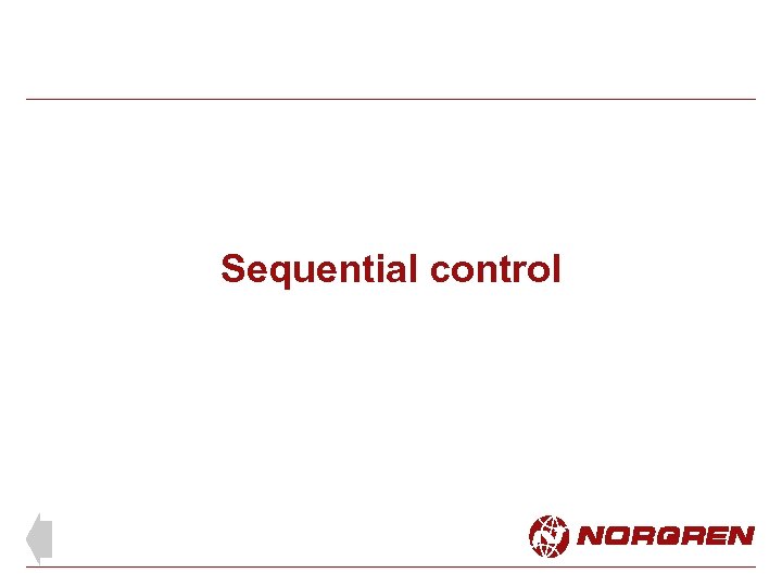 Sequential control 