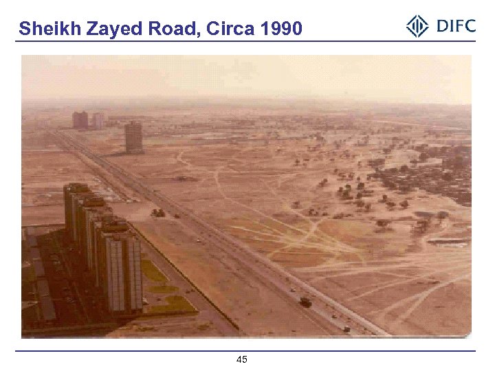 Sheikh Zayed Road, Circa 1990 45 