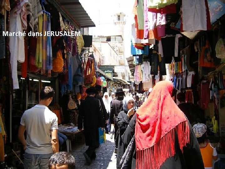 Marché dans JERUSALEM 