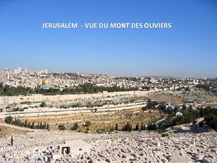 JERUSALEM - VUE DU MONT DES OLIVIERS Sunday, March 18, 2018 80 