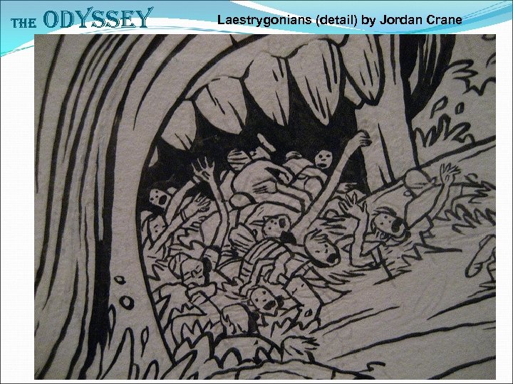 The Odyssey Laestrygonians (detail) by Jordan Crane 