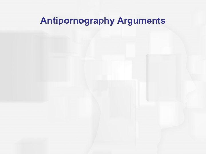 Antipornography Arguments 