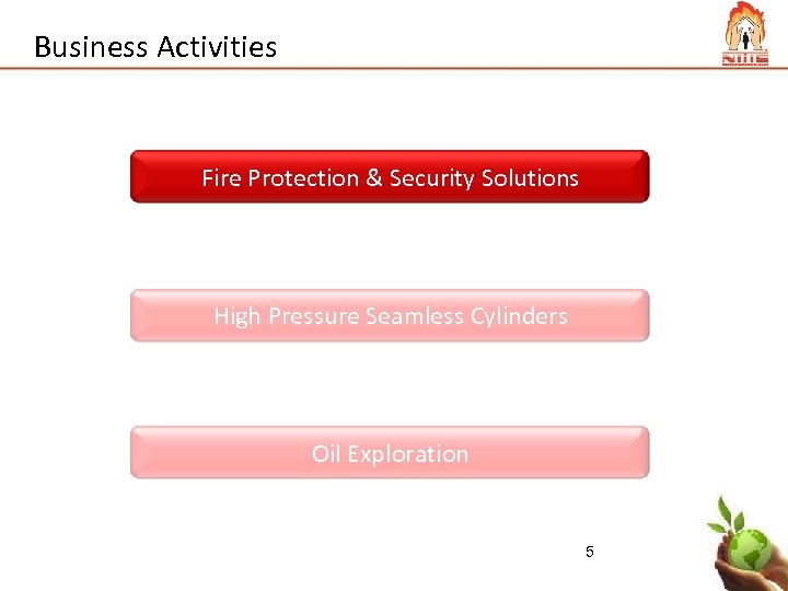 Business Activities Fire Protection & Security Solutions High Pressure Seamless Cylinders Oil Exploration 5