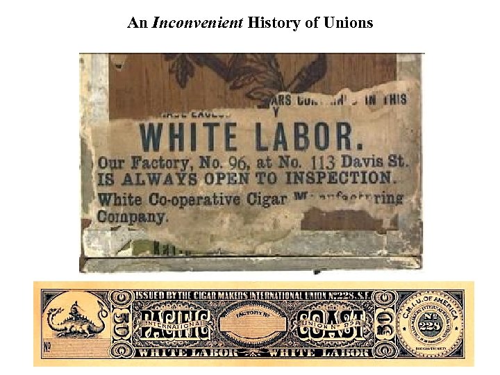 An Inconvenient History of Unions 