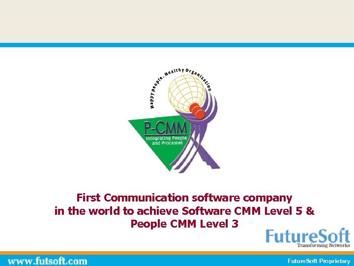 First Communication software company in the world to achieve Software CMM Level 5 &