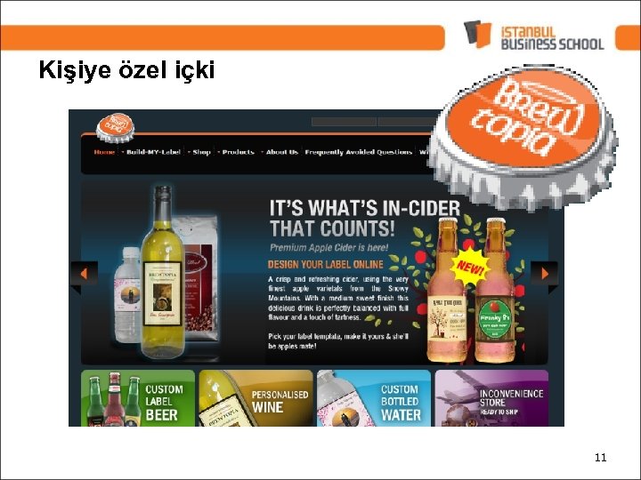 Kişiye özel içki 11 