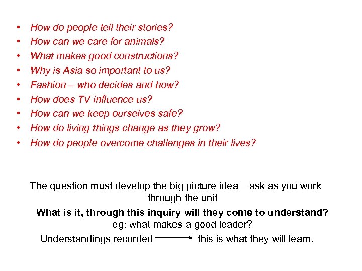  • • • How do people tell their stories? How can we care