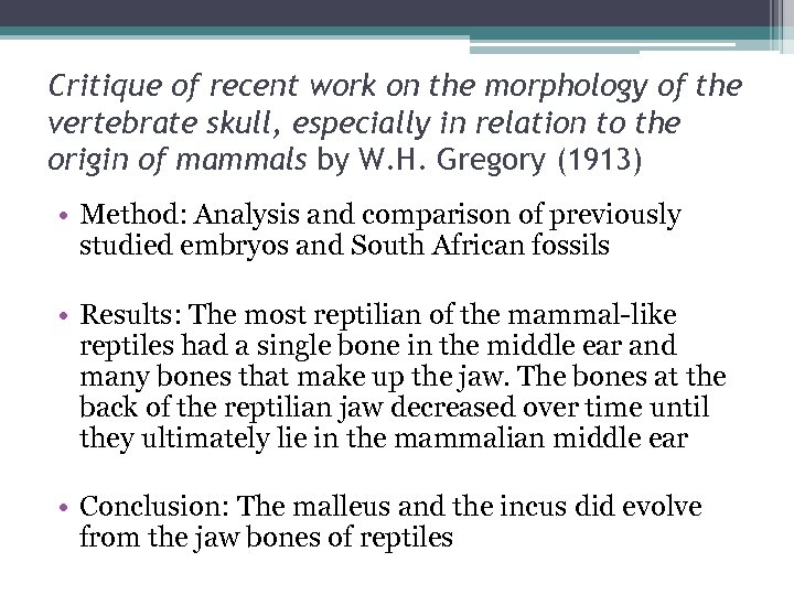 Critique of recent work on the morphology of the vertebrate skull, especially in relation